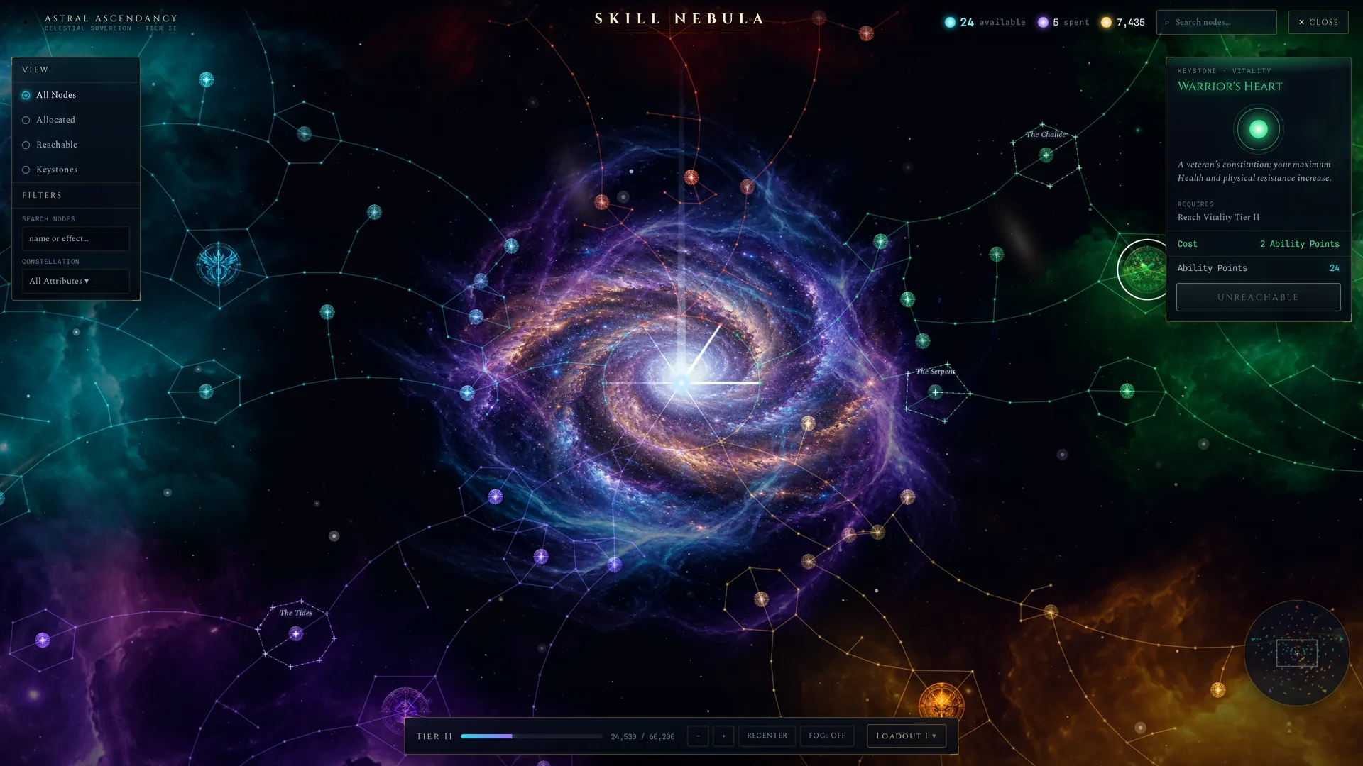 The Skill Nebula galaxy view